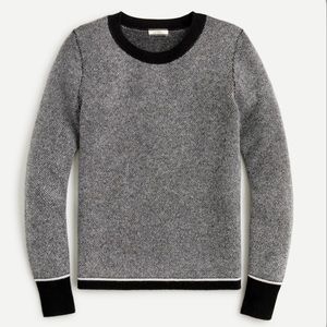 J crew limited edition cashmere birds eye stitch